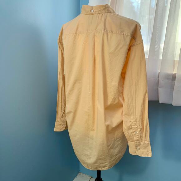 J, Crew Relaxed-fit Garment-dyed Lightweight Cotton Poplin Shirt Size 8 - Picture 5 of 8